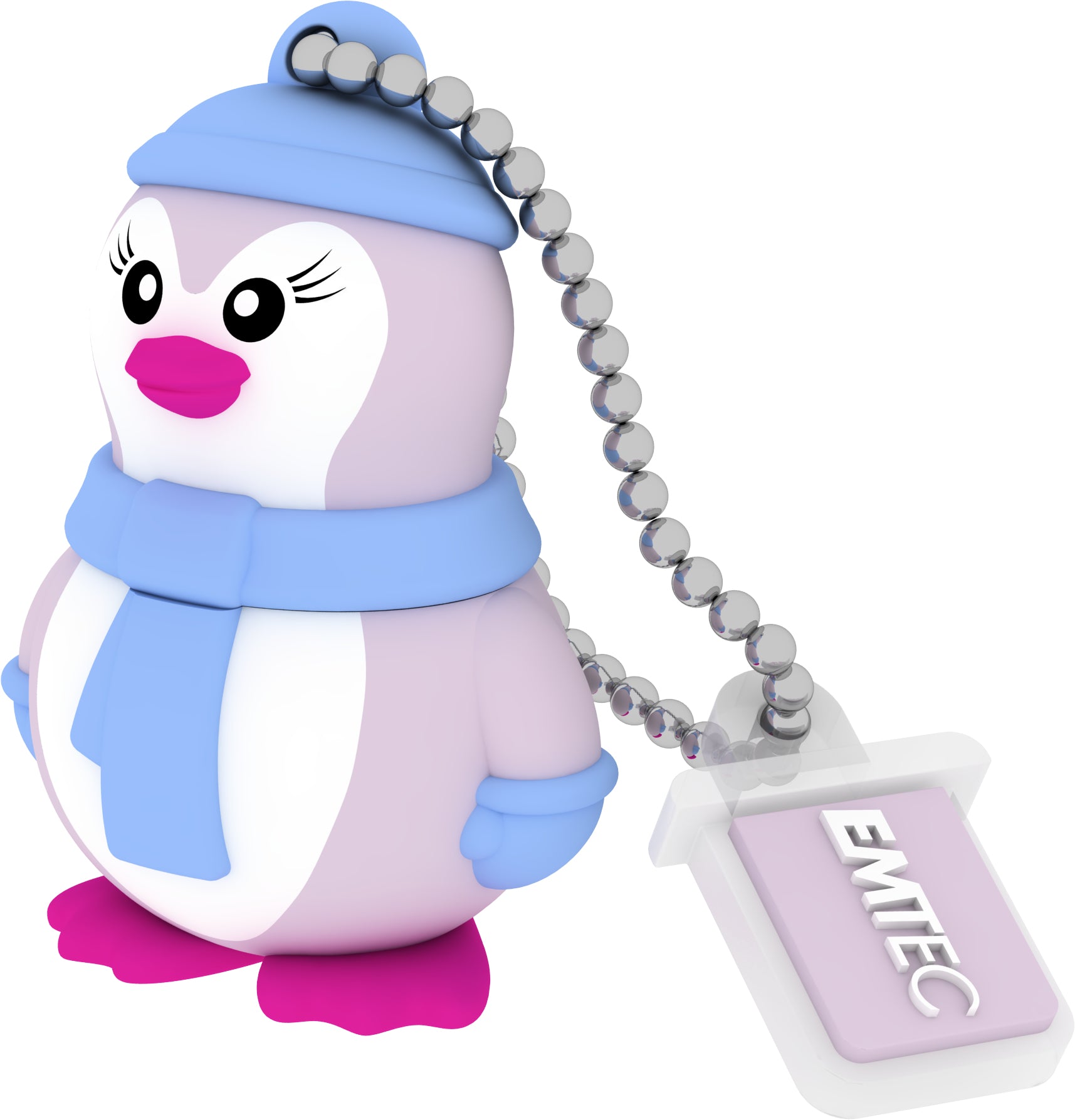 Emtec Animalitos Lady Penguin USB-Stick – 16 GB, USB 2.0, mehrfarbig