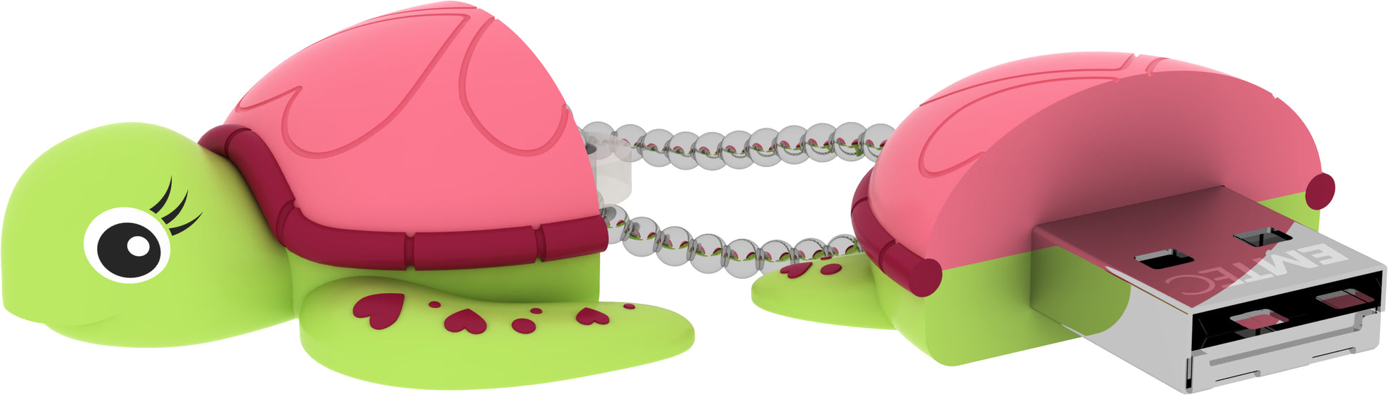Emtec Animalitos Lady Turtle USB-Stick – 16 GB, USB 2.0, mehrfarbig