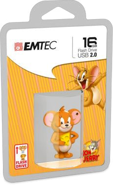 Emtec Cartoons USB-Stick – 16 GB, USB 2.0, Jerry-Motiv
