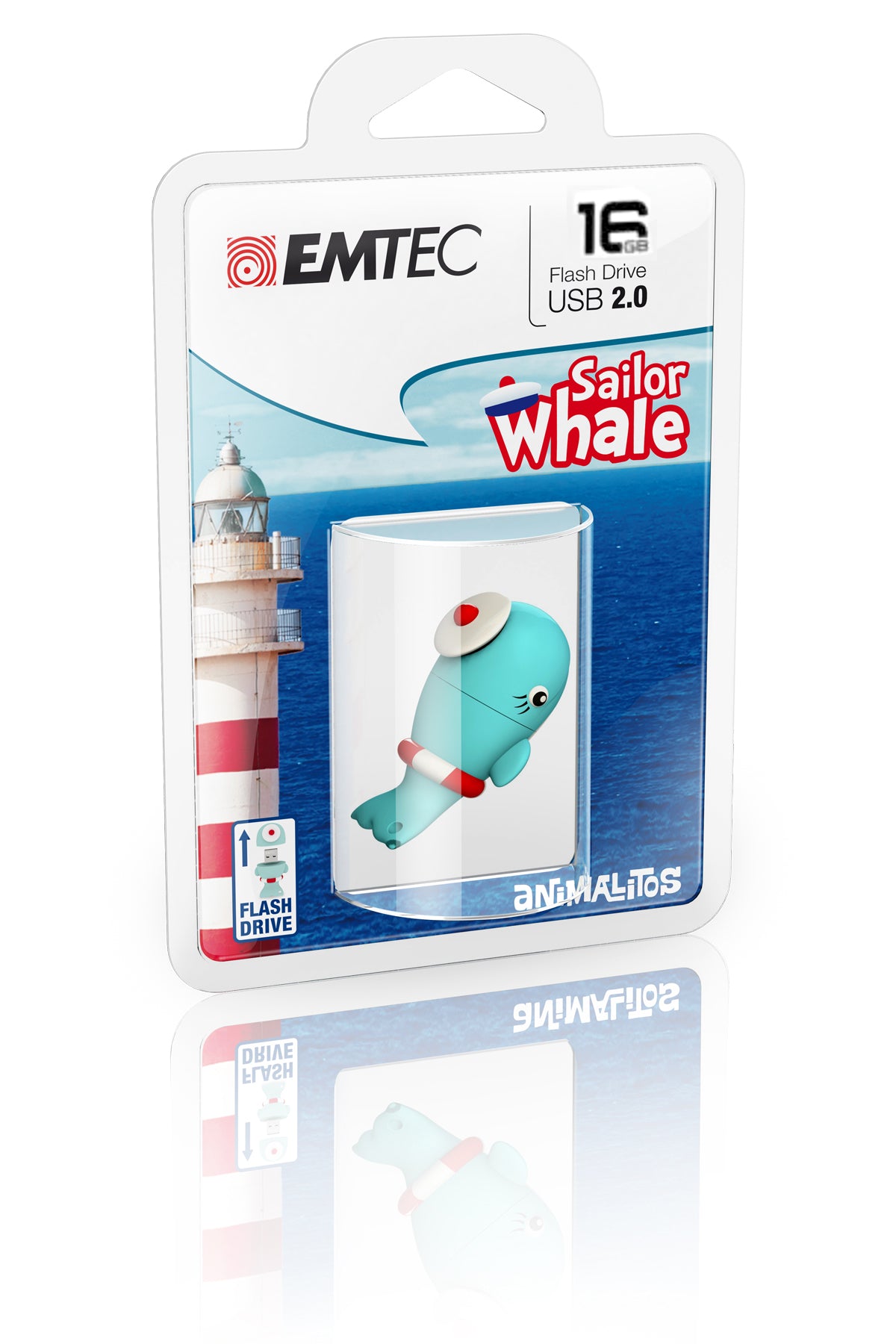 Emtec Animalitos USB-Stick – 16 GB, USB 2.0, mehrfarbig