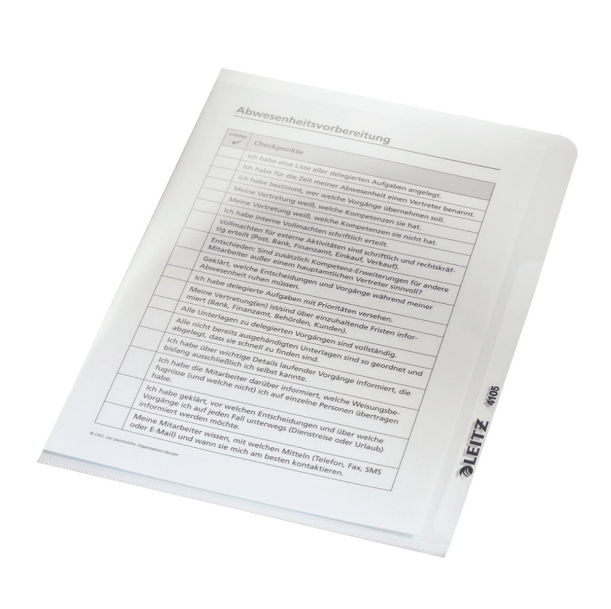 Leitz Sichtmappe A5 – 100 Hüllen, Transparent, PVC, 150 µm
