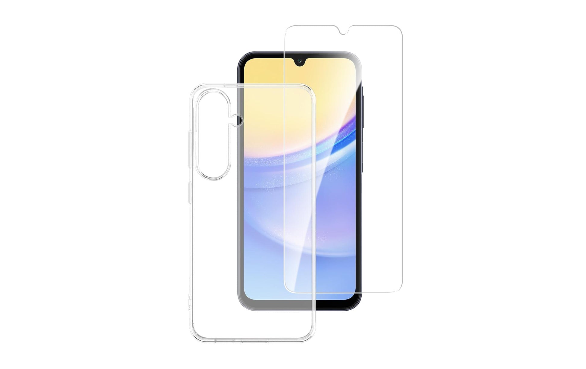 4smarts 360 Protection Set – Tasche/Umhängetasche – für Samsung Galaxy A15 / A15 5G, Transparent