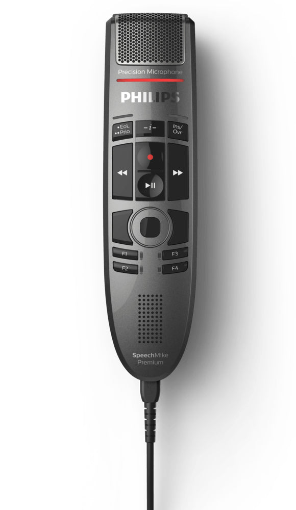 Philips SpeechMike Premium Touch SMP3700 – Diktiergerät, USB, Anthrazit