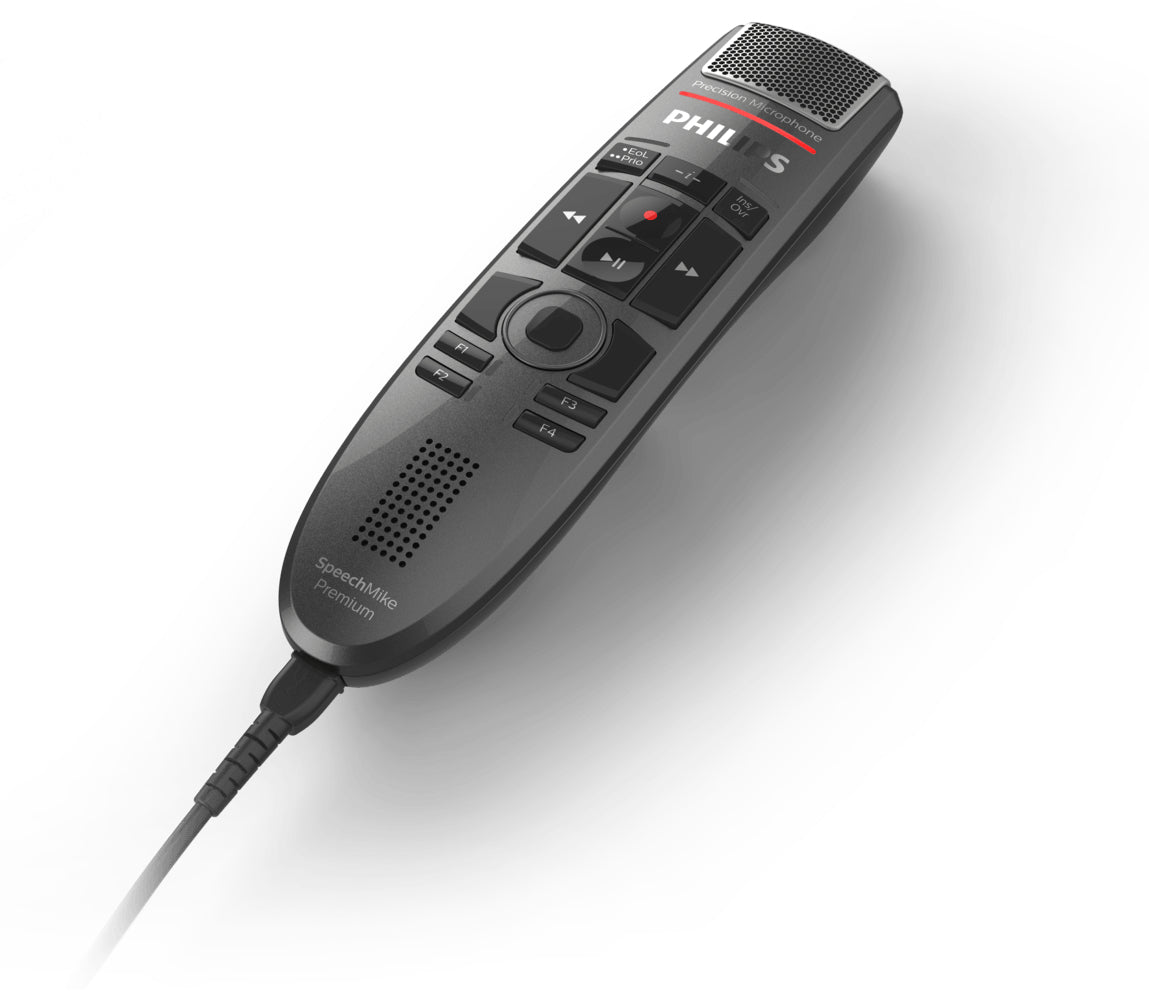 Philips SpeechMike Premium Touch SMP3700 – Diktiergerät, USB, Anthrazit