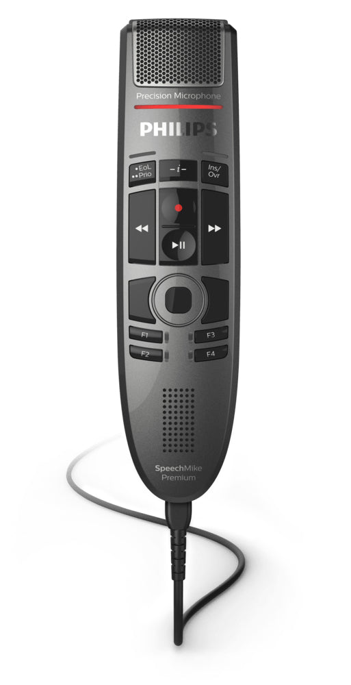 Philips SpeechMike Premium Touch SMP3700 – Diktiergerät, USB, Anthrazit