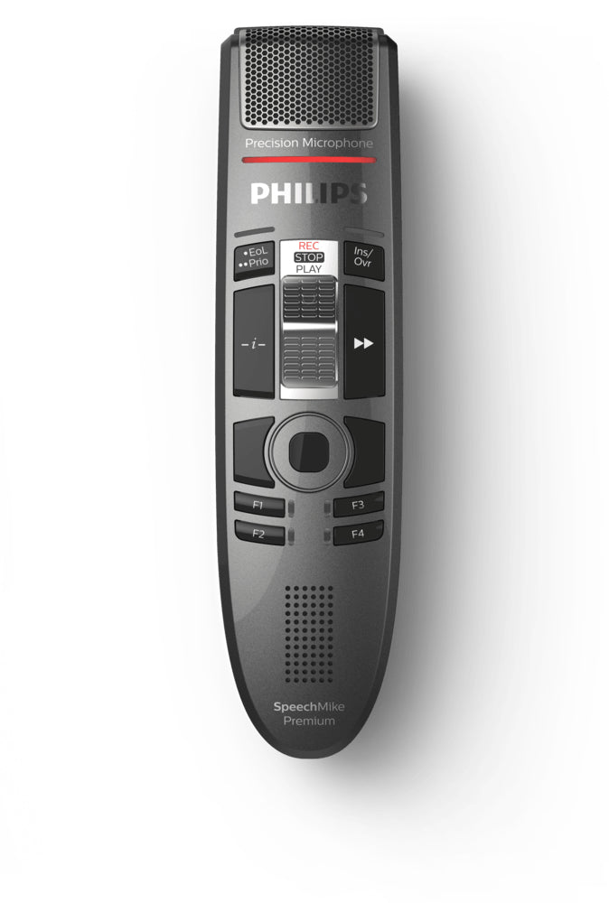 Philips SpeechMike Premium Touch SMP3710 – Diktiergerät, USB, Dunkelgrau