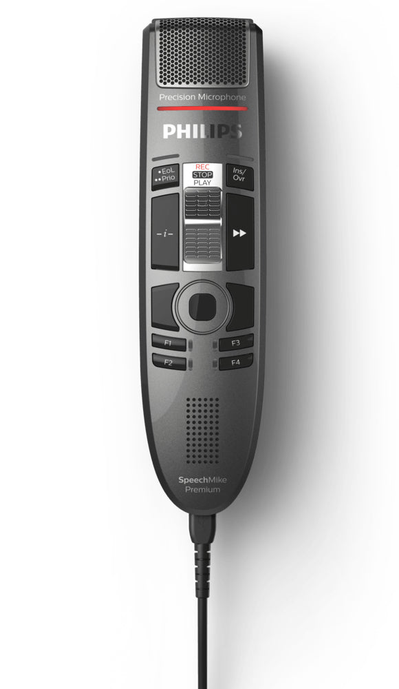Philips SpeechMike Premium Touch SMP3710 – Diktiergerät, USB, Dunkelgrau