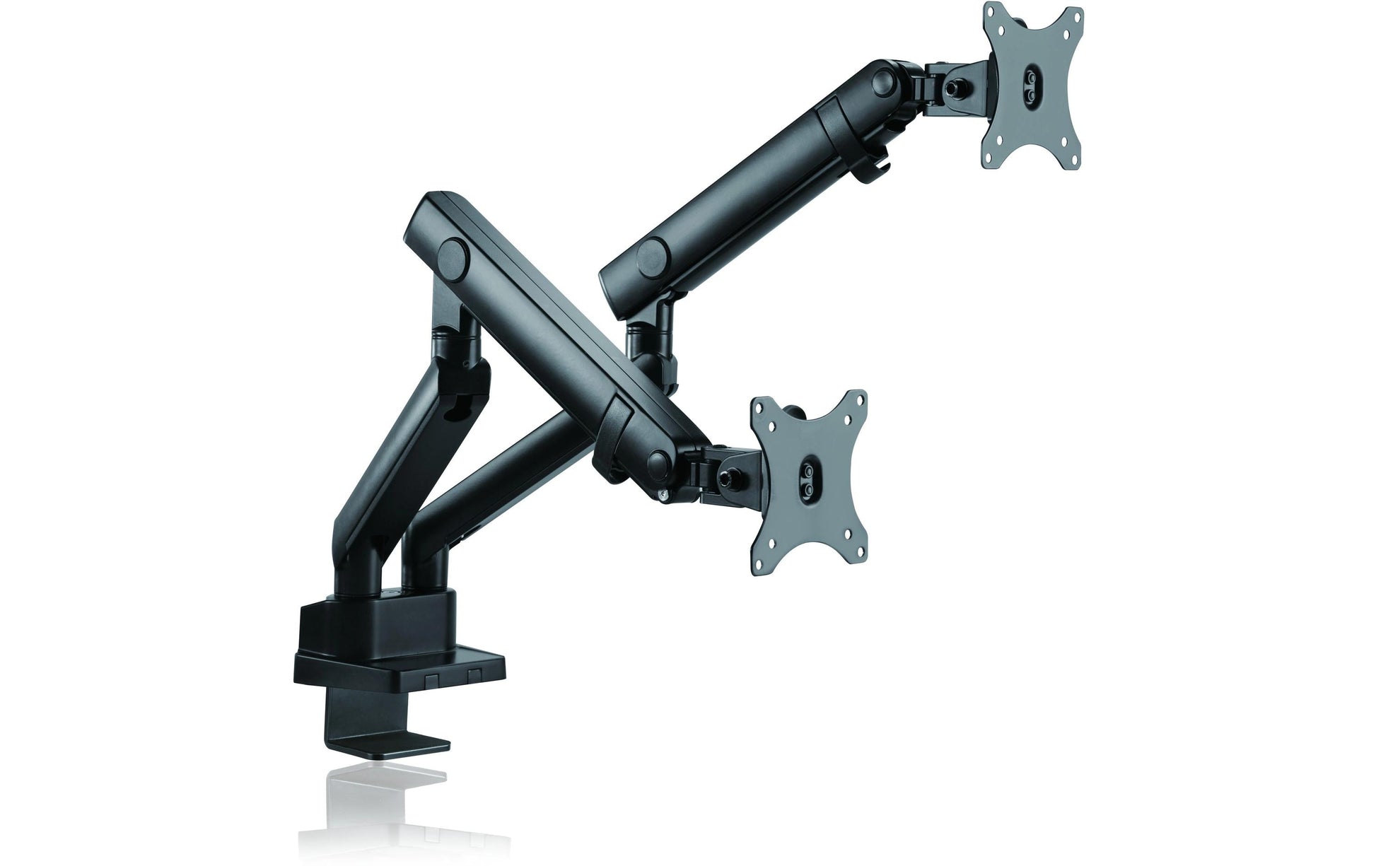 ICY BOX IB-MS314-T – Tischhalterung, Dual, Tischklemme, bis 32", VESA 75 × 75/100 × 100 mm, 16 kg