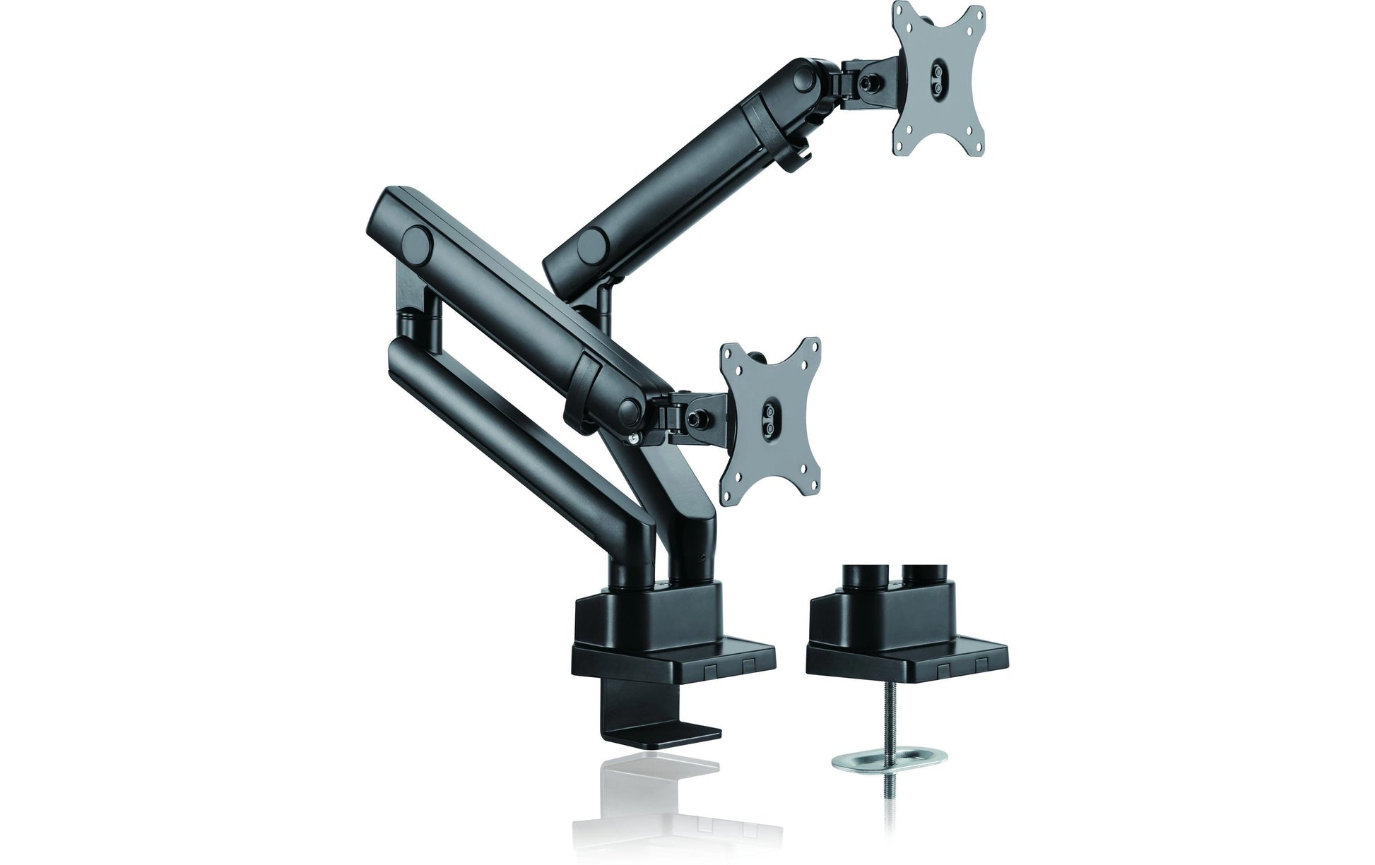 ICY BOX IB-MS314-T – Tischhalterung, Dual, Tischklemme, bis 32", VESA 75 × 75/100 × 100 mm, 16 kg