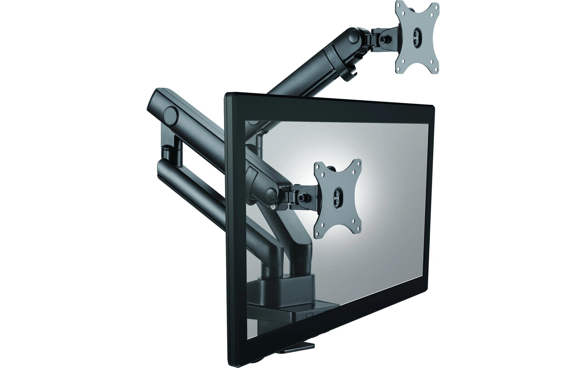 ICY BOX IB-MS314-T – Tischhalterung, Dual, Tischklemme, bis 32", VESA 75 × 75/100 × 100 mm, 16 kg