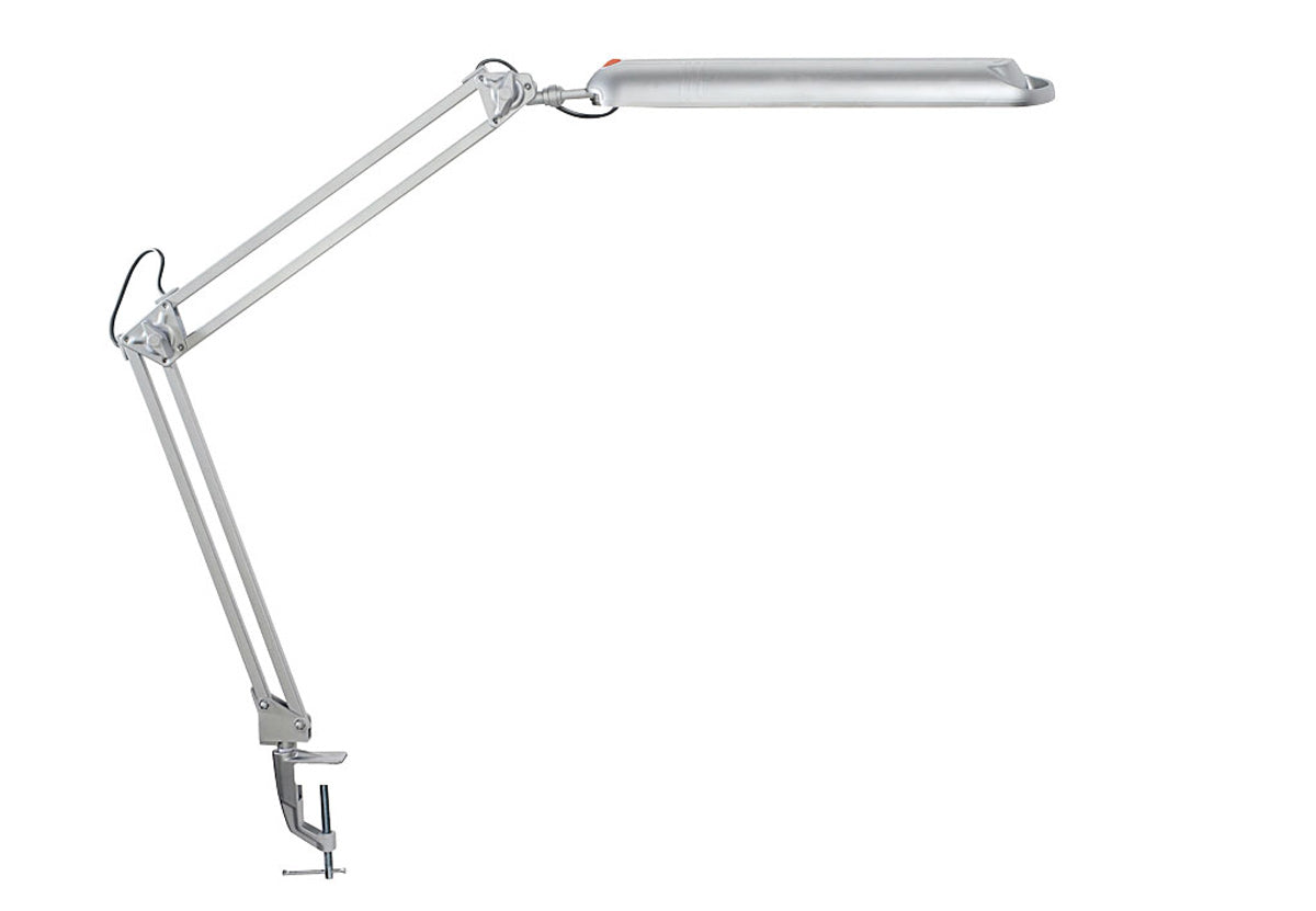 MAUL LED-Tischleuchte Atlantic – Klemmfuss, drehbar und neigbar – 5'800 K – 400 lm 9 W – Schwarz