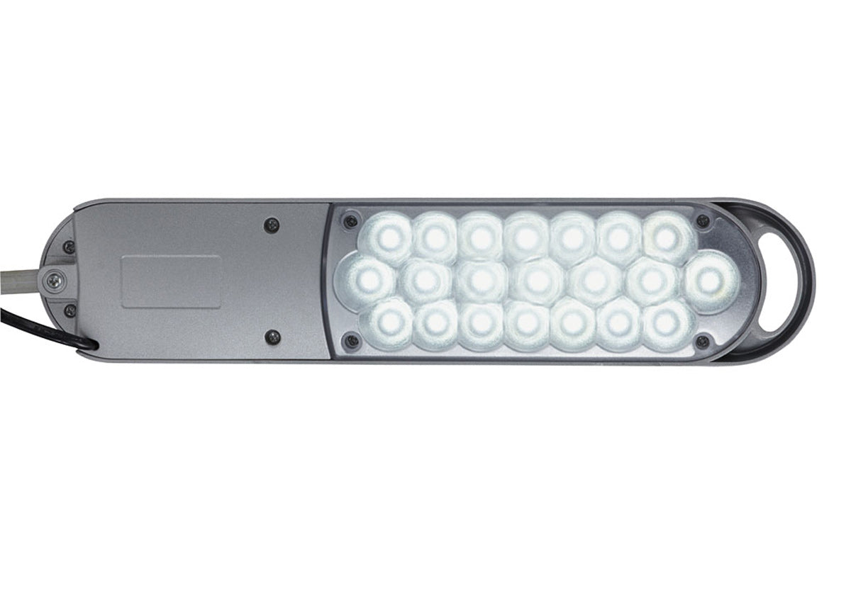 MAUL LED-Tischleuchte Atlantic – Klemmfuss, drehbar und neigbar – 5'800 K – 400 lm 9 W – Schwarz