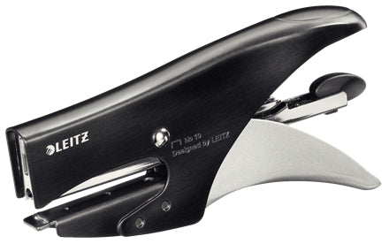 Leitz Style 55640094 Tacker – 15 Blätter, für P2 Nr. 10, schwarz/silber