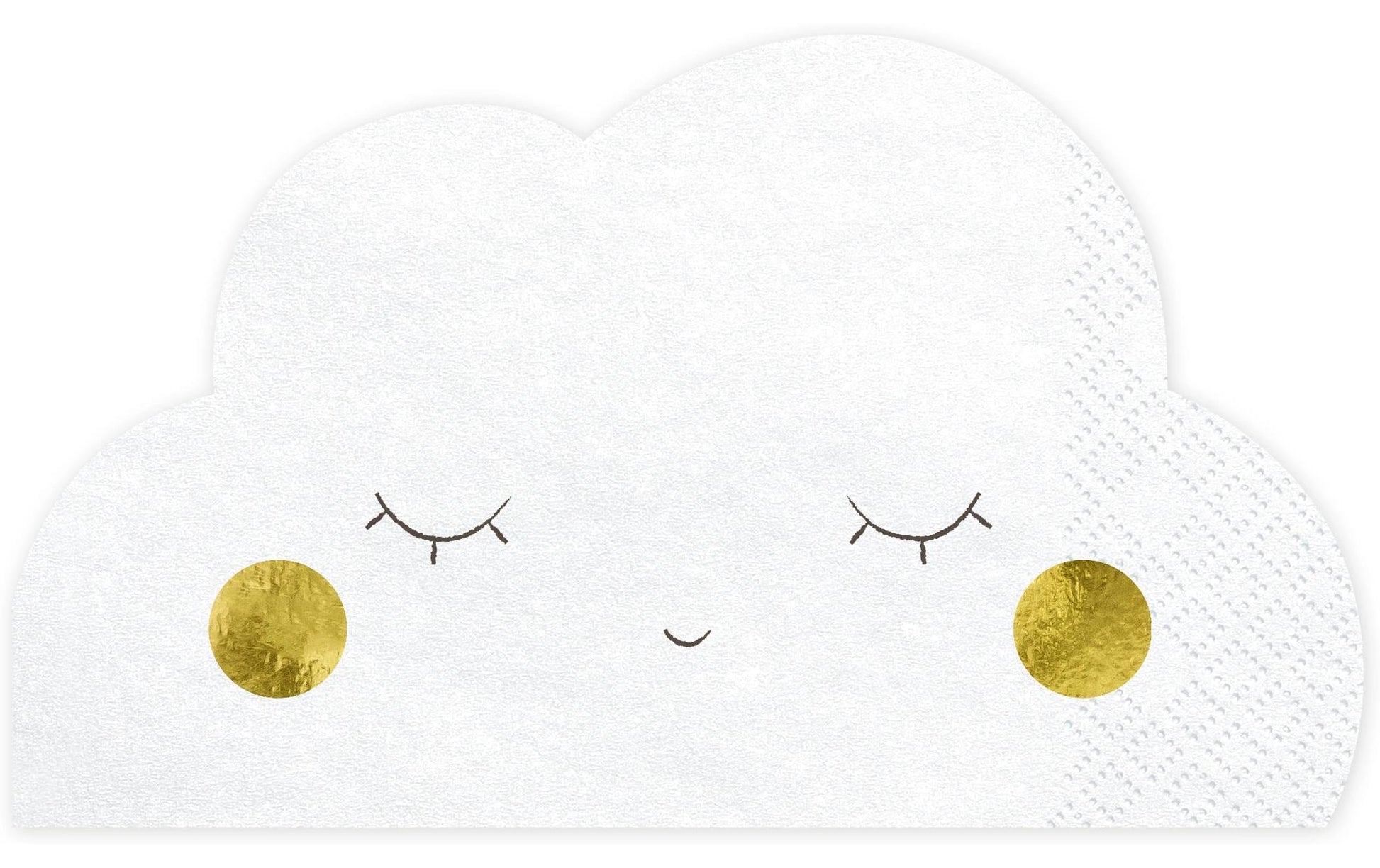 PartyDeco Servietten Wolke, Papier, 16 × 9,5 cm – 20 Stk.