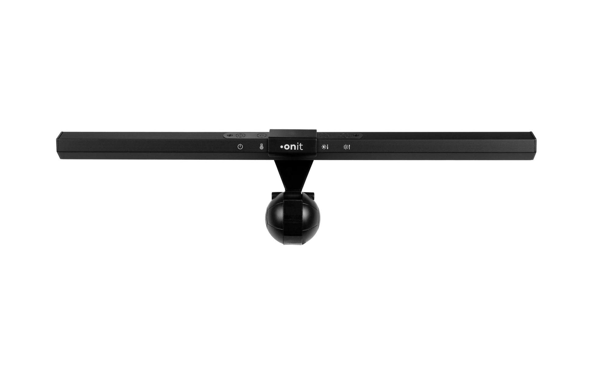 ONIT Monitor-Lichtleiste F01700 – 300 lm, 2800–6500 K (einstellbar), 10 Stufen, USB – Schwarz