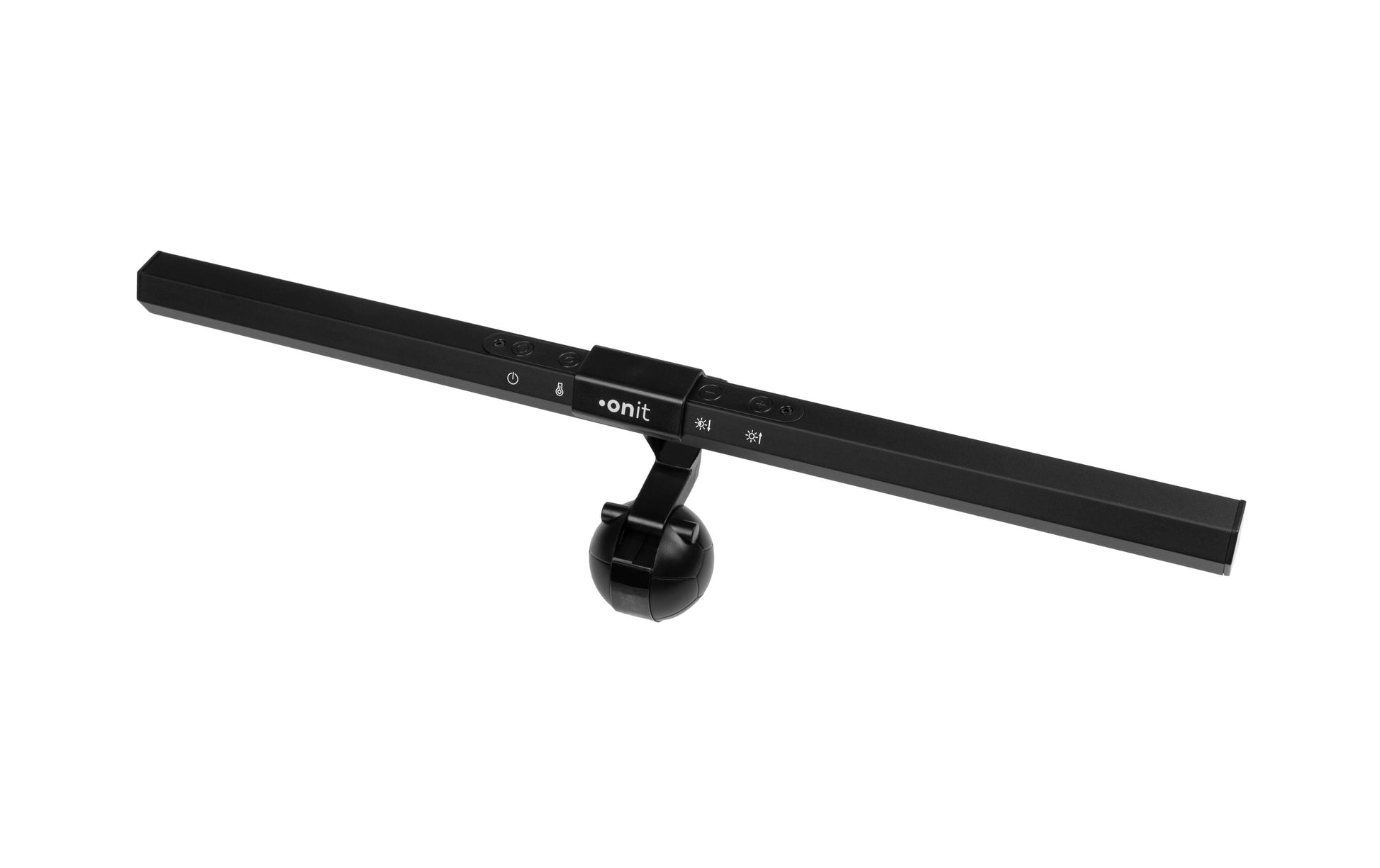 ONIT Monitor-Lichtleiste F01700 – 300 lm, 2800–6500 K (einstellbar), 10 Stufen, USB – Schwarz