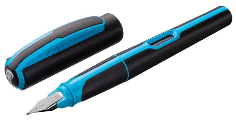 Pelikan Style P57 – Füllfederhalter – M – Schwarz/Blau – Edelstahl