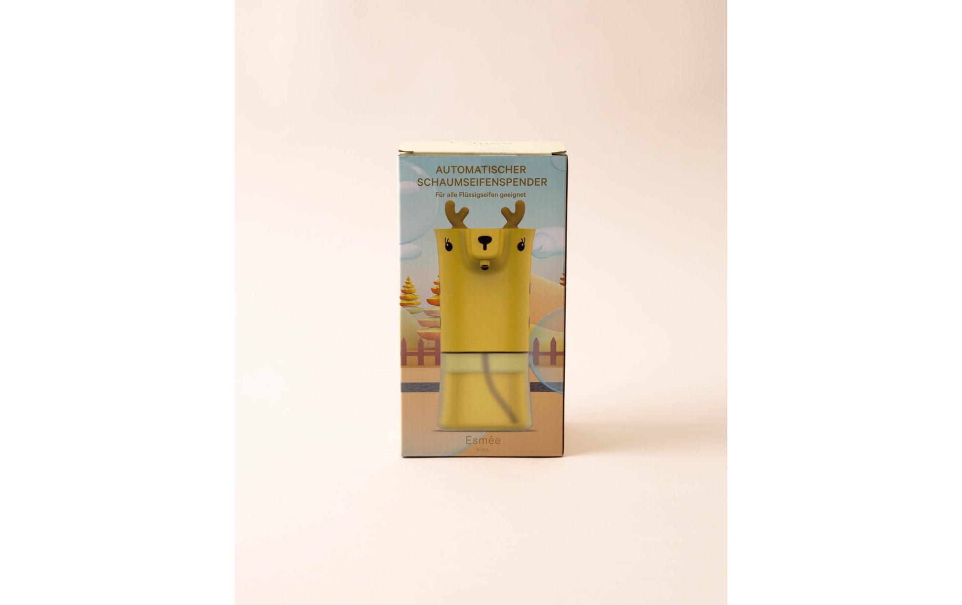 Esmée Automatischer Seifenspender – Tisch, 350 ml, Gelb, Kunststoff