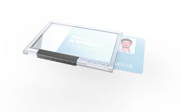 Durable Ausweishalter – 87 × 54 mm, Kunststoff, transparent – 10 Stück