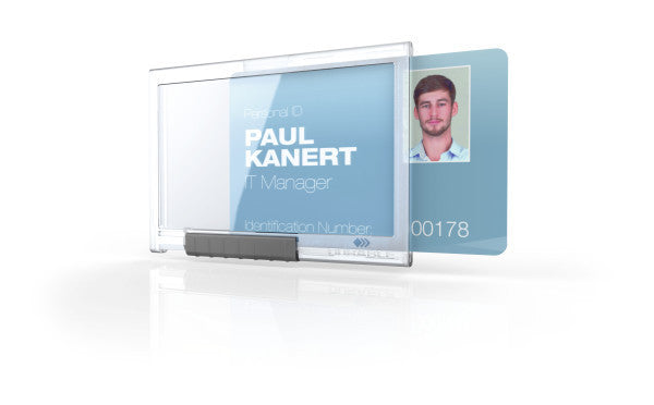 Durable Ausweishalter – 87 × 54 mm, Kunststoff, transparent – 10 Stück
