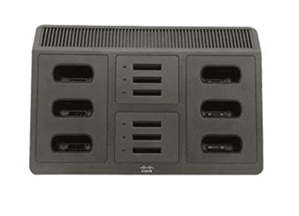 Cisco CP-MCHGR-8821-WMK – Wandhalterung (Multi-Charger), für IP Phone 8821/8821-EX, Schwarz/Grau