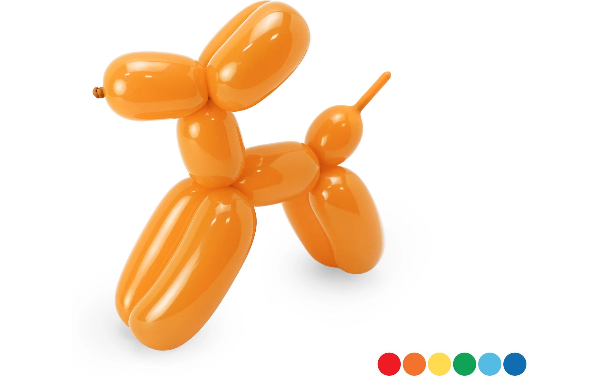 PartyDeco Modellierballons – mehrfarbig – 5 × 130 cm – Latex – 30 Stk – mit Pumpe
