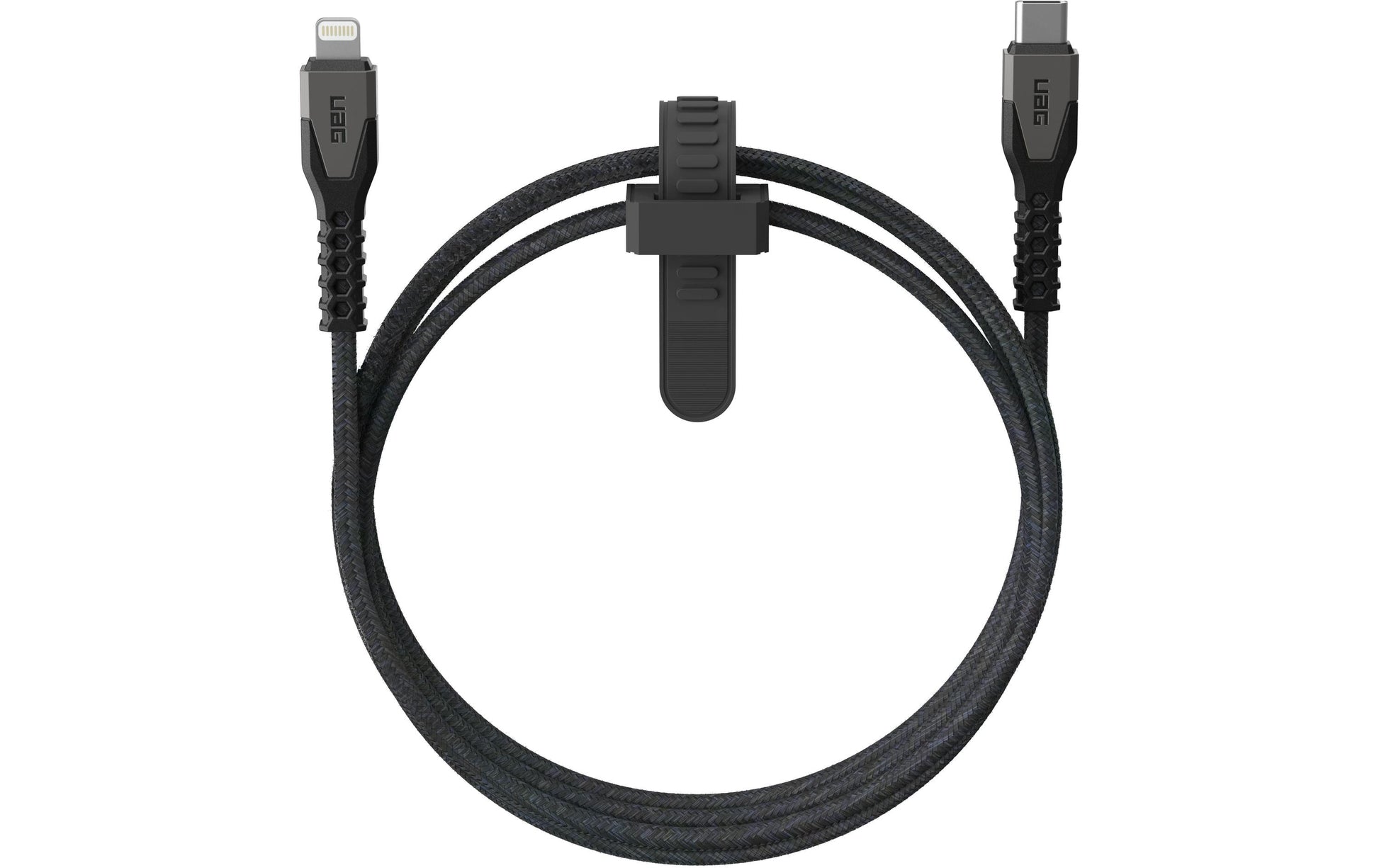 Urban Armor Gear UAG USB-C-auf-Lightning-Kabel – 1,5 m, USB 2.0, 30 W, Schwarz, MFi zertifiziert