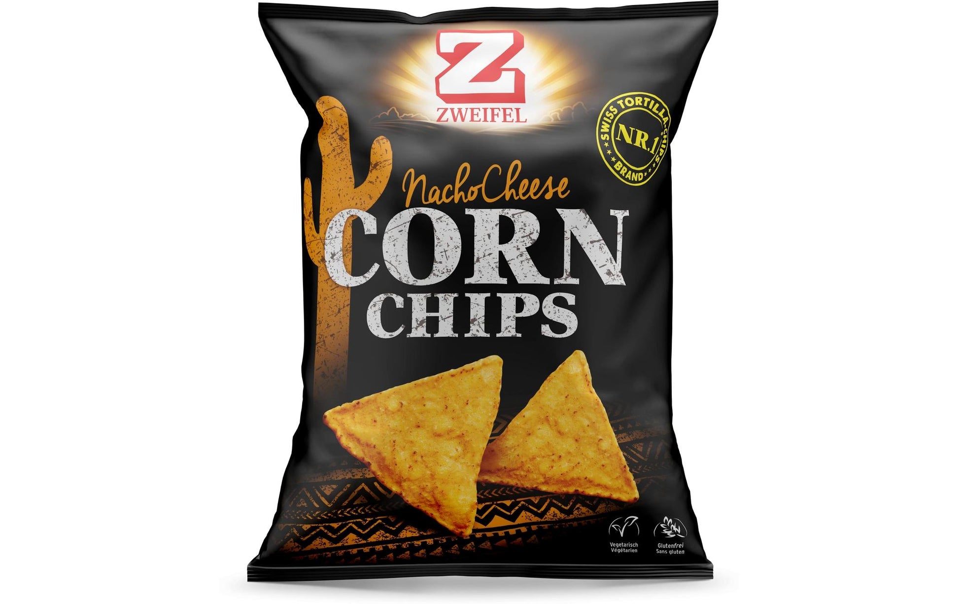 Zweifel Corn Chips – Nacho Käse – 125 g