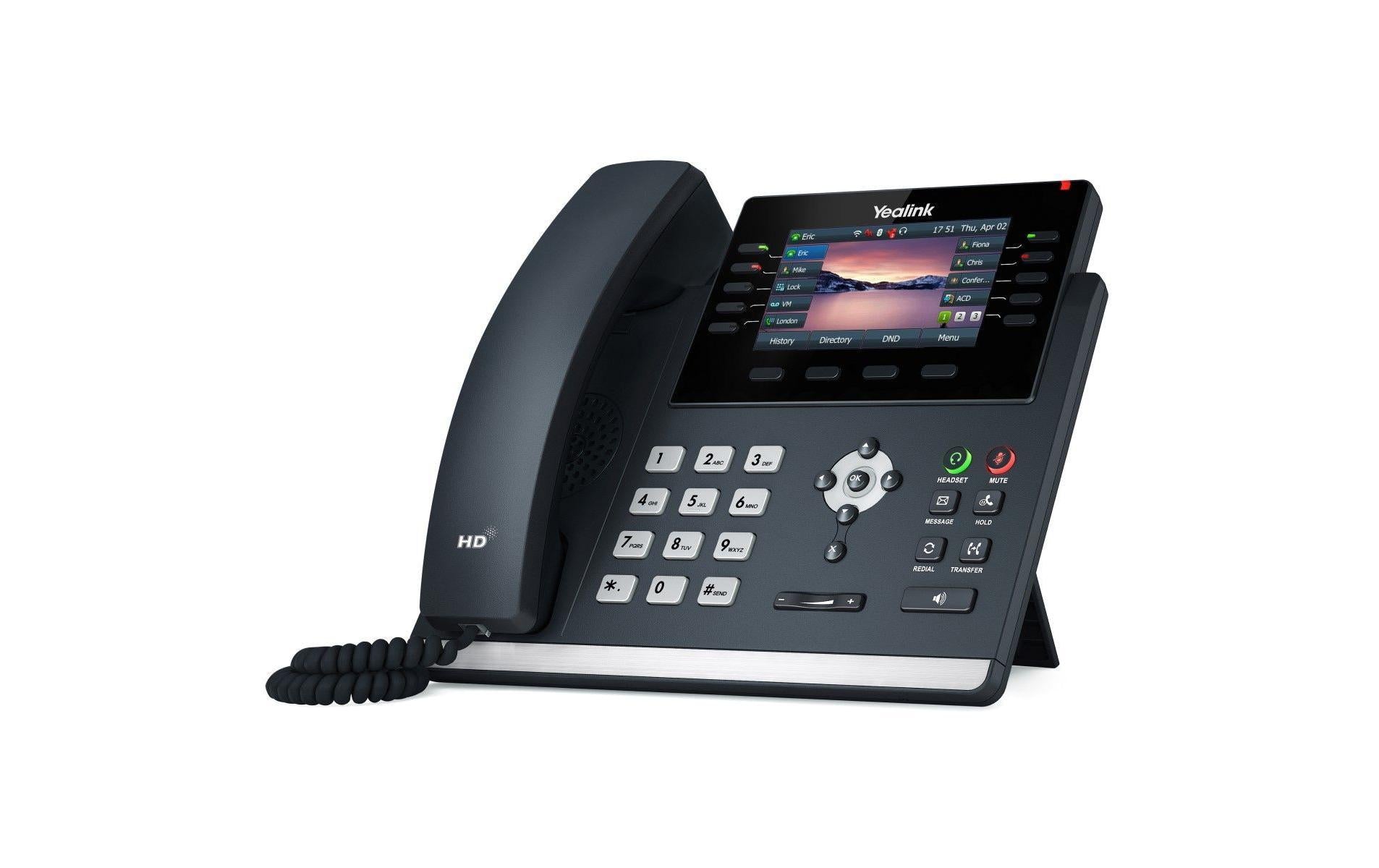 Yealink SIP-T44U – VoIP-Telefon mit Anruferkennung