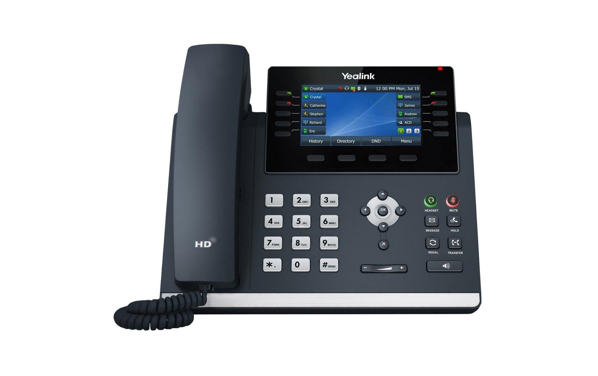 Yealink SIP-T44U – VoIP-Telefon mit Anruferkennung