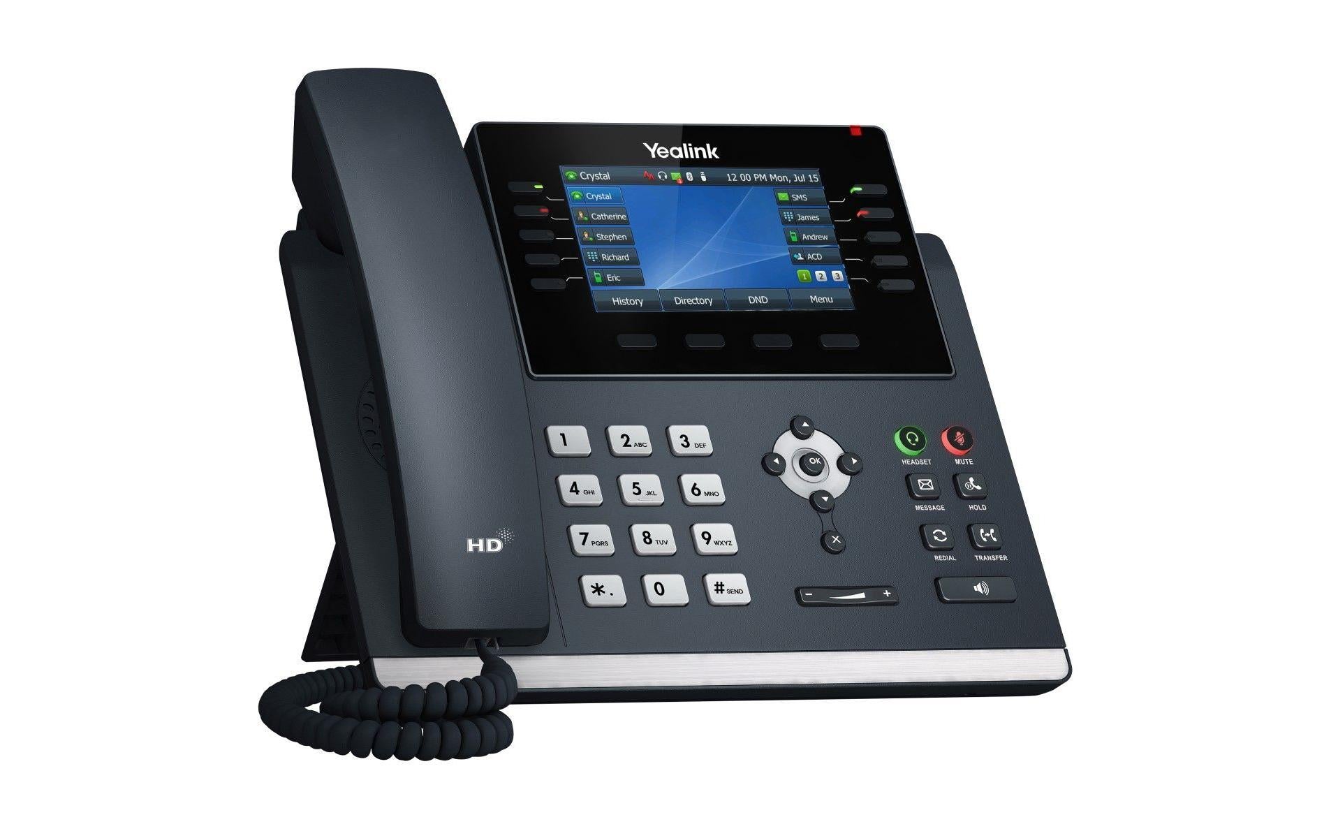 Yealink SIP-T44U – VoIP-Telefon mit Anruferkennung
