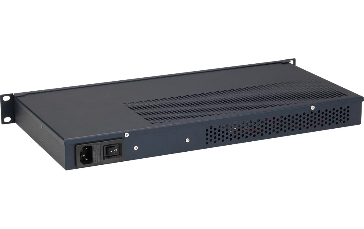 Rackmount.IT RM-PI-T1 – Montagehalterung – für Raspberry Pi 4, 1U, Schwarz