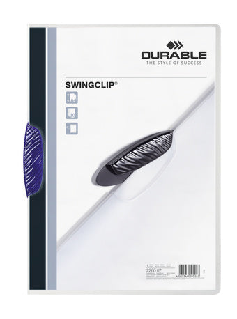 Durable Unterschriftenmappe – A4, transparent, Kunststoff