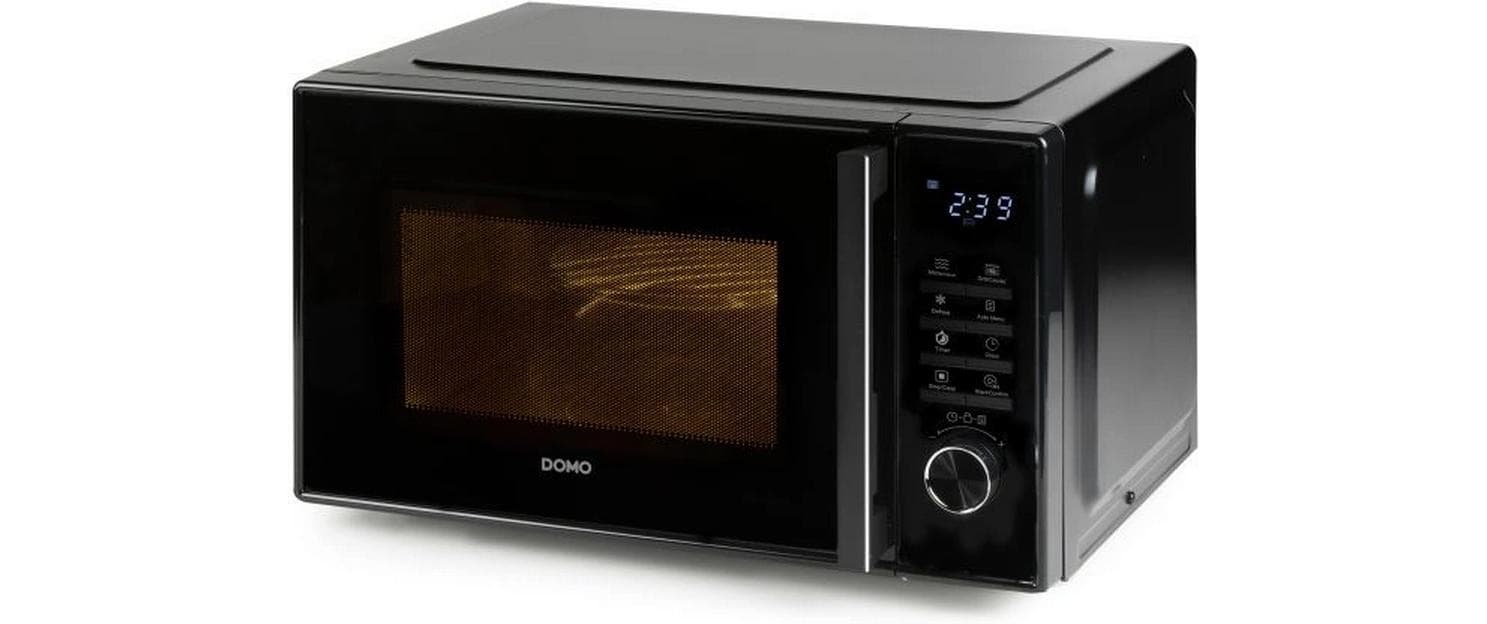 Domo Grill Mikrowelle DO22501G – 25 l, Grill, 1000 W – Schwarz