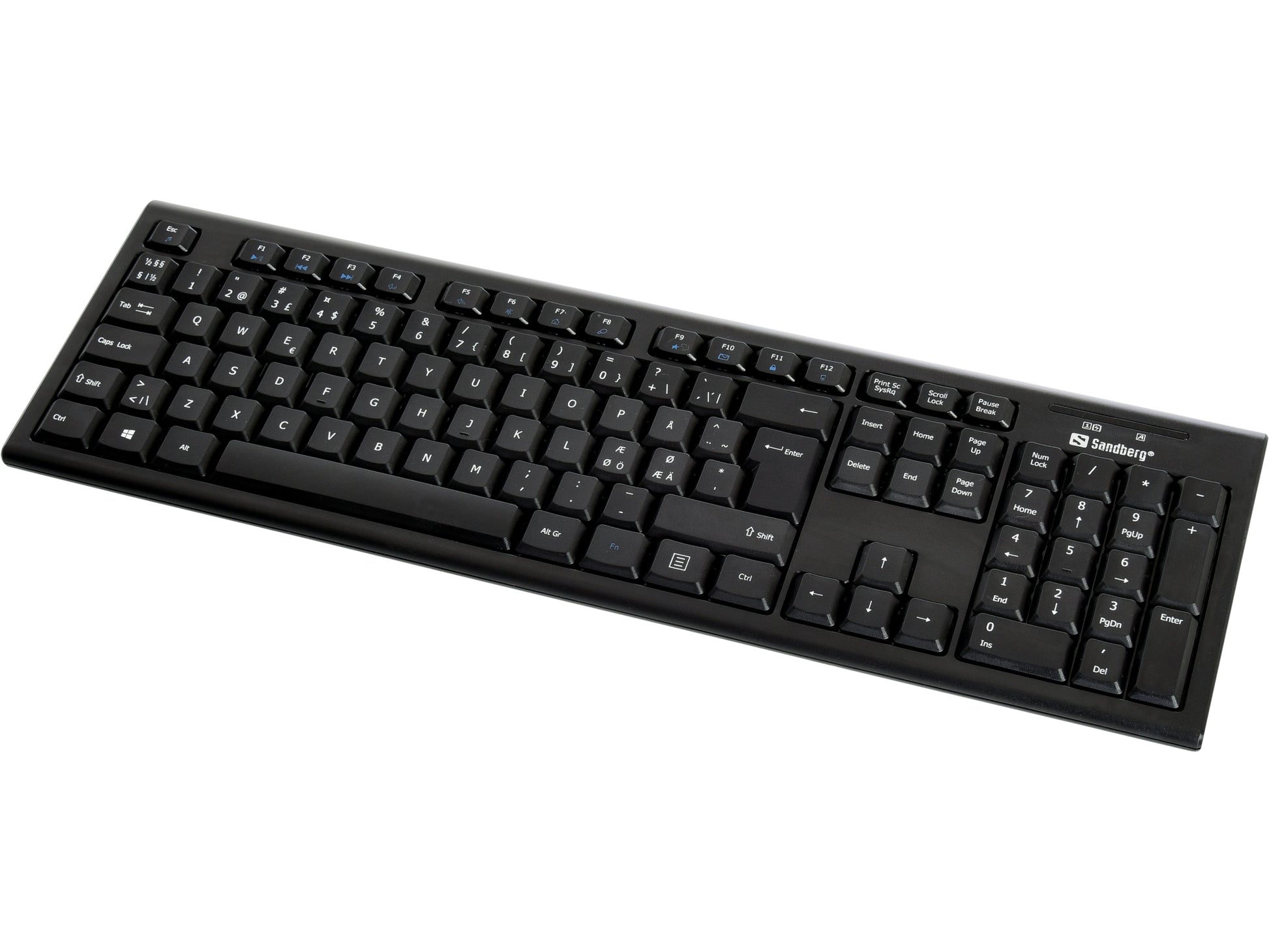 Sandberg Wireless Office Desktop Set – Tastatur, kabellos, Schwarz