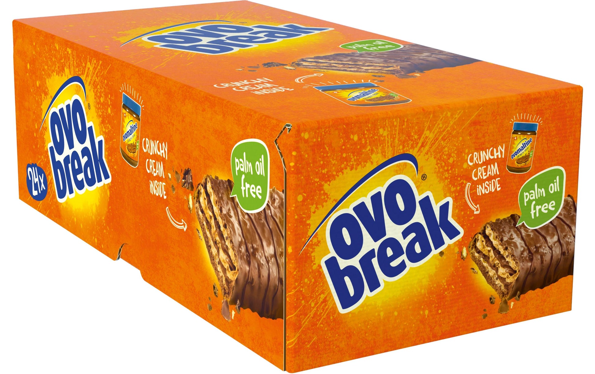 Ovomaltine Break Waffelriegel – Schokolade – 24 × 39 g