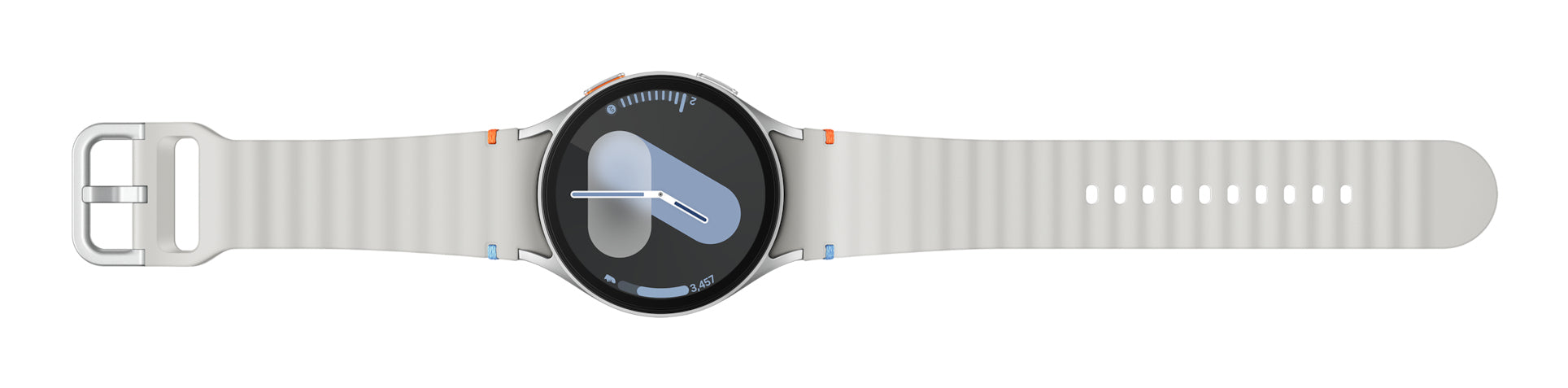 Samsung Galaxy Watch7 – Smartwatch – 44 mm, 1,47", GPS, Bluetooth, AMOLED, Saphirglas, IP68, 5 ATM, Silber
