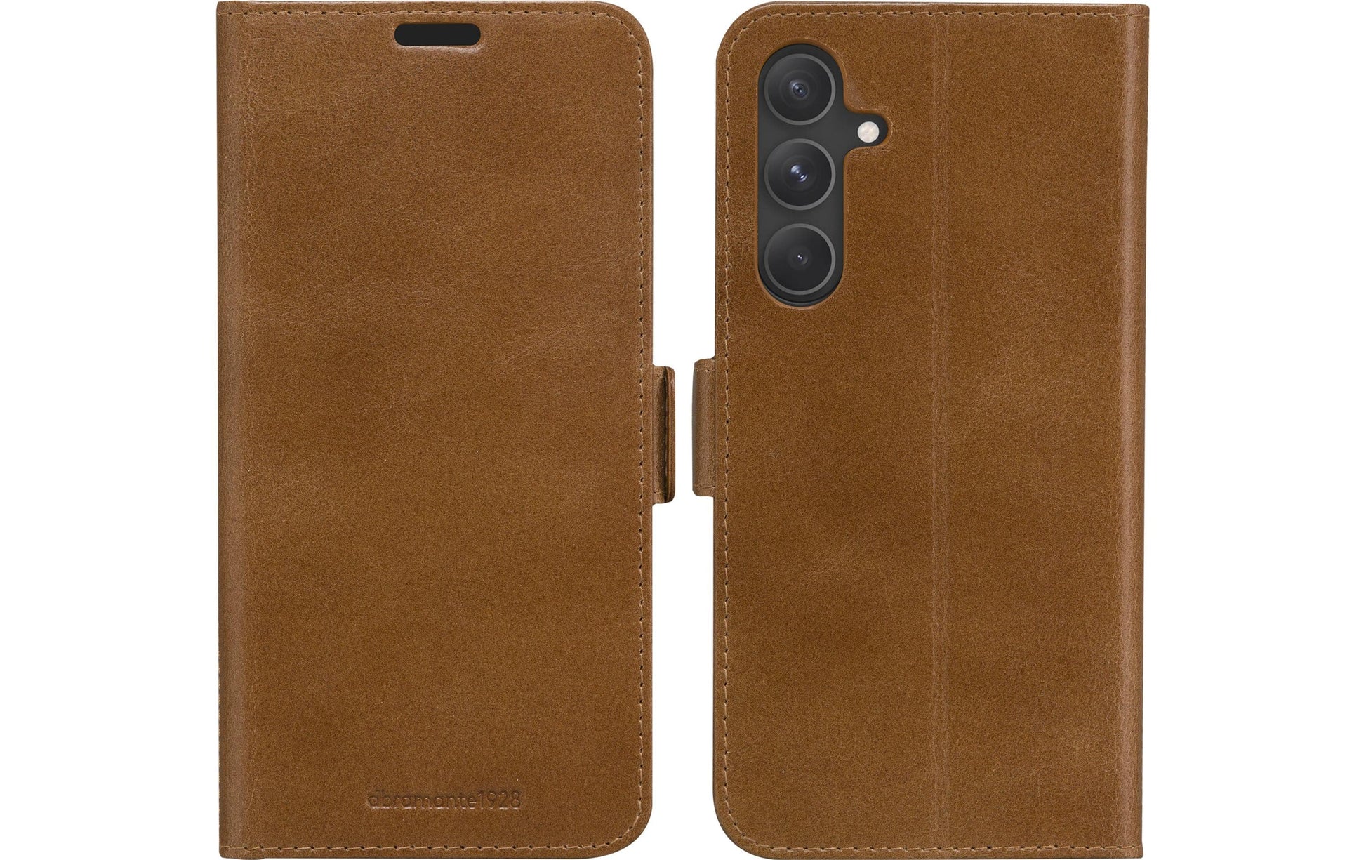 dbramante1928 Copenhagen – Wallethülle – für Samsung Galaxy S24+, mit Ständer, 3 Kartenfächer, Leder, Beige