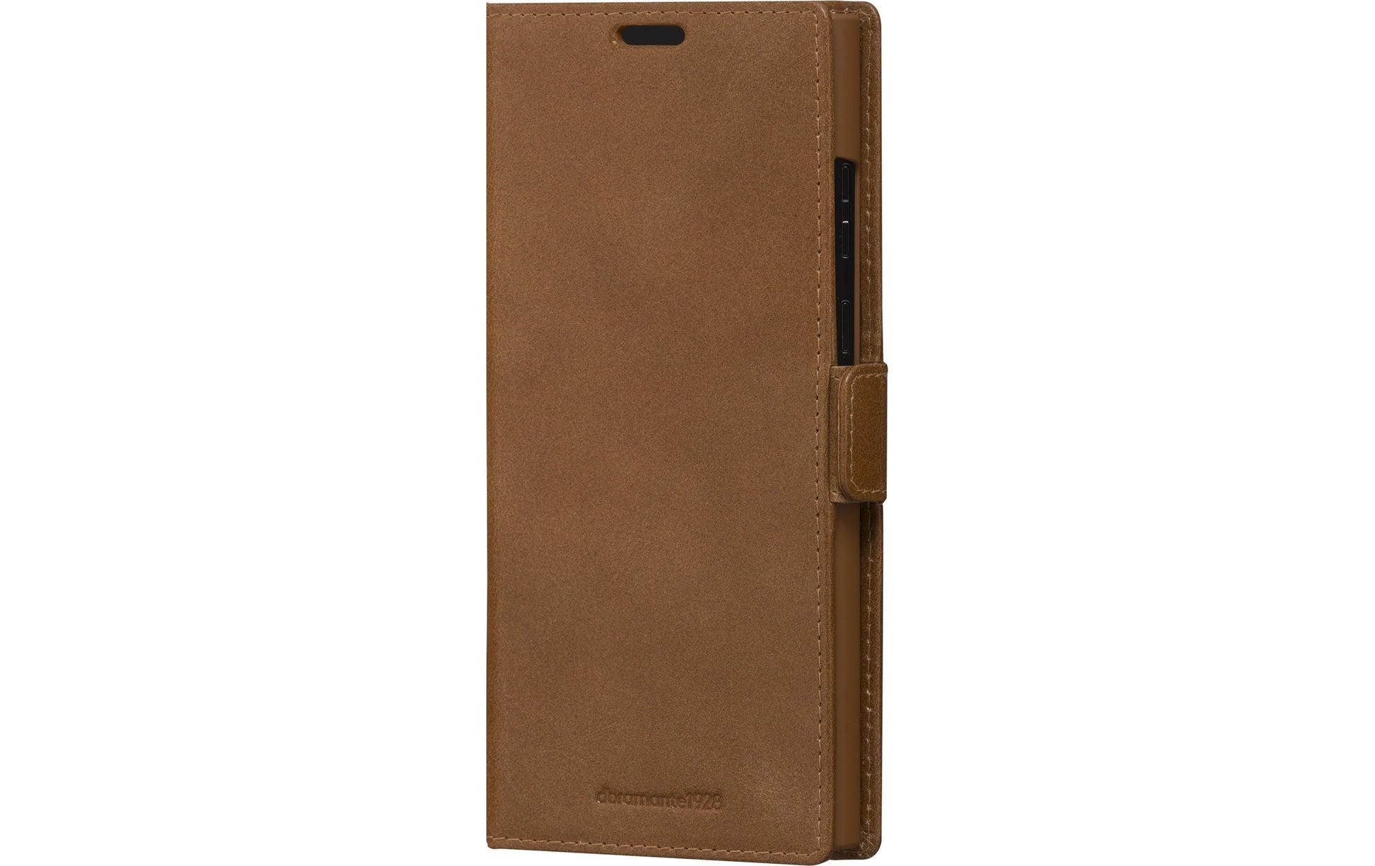 dbramante1928 Copenhagen Wallethülle – für Samsung Galaxy S24 Ultra, Leder, Beige, Magnetverschluss