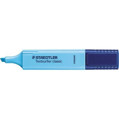 STAEDTLER Textsurfer classic Textmarker – Blau, Keilspitze 1–5 mm, nachfüllbar