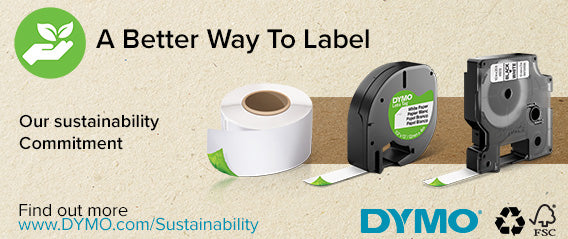 DYMO Schriftband – 12 mm × 5,5 m, weiss, schwarz – für LabelManager 160, 210D, 220 und andere