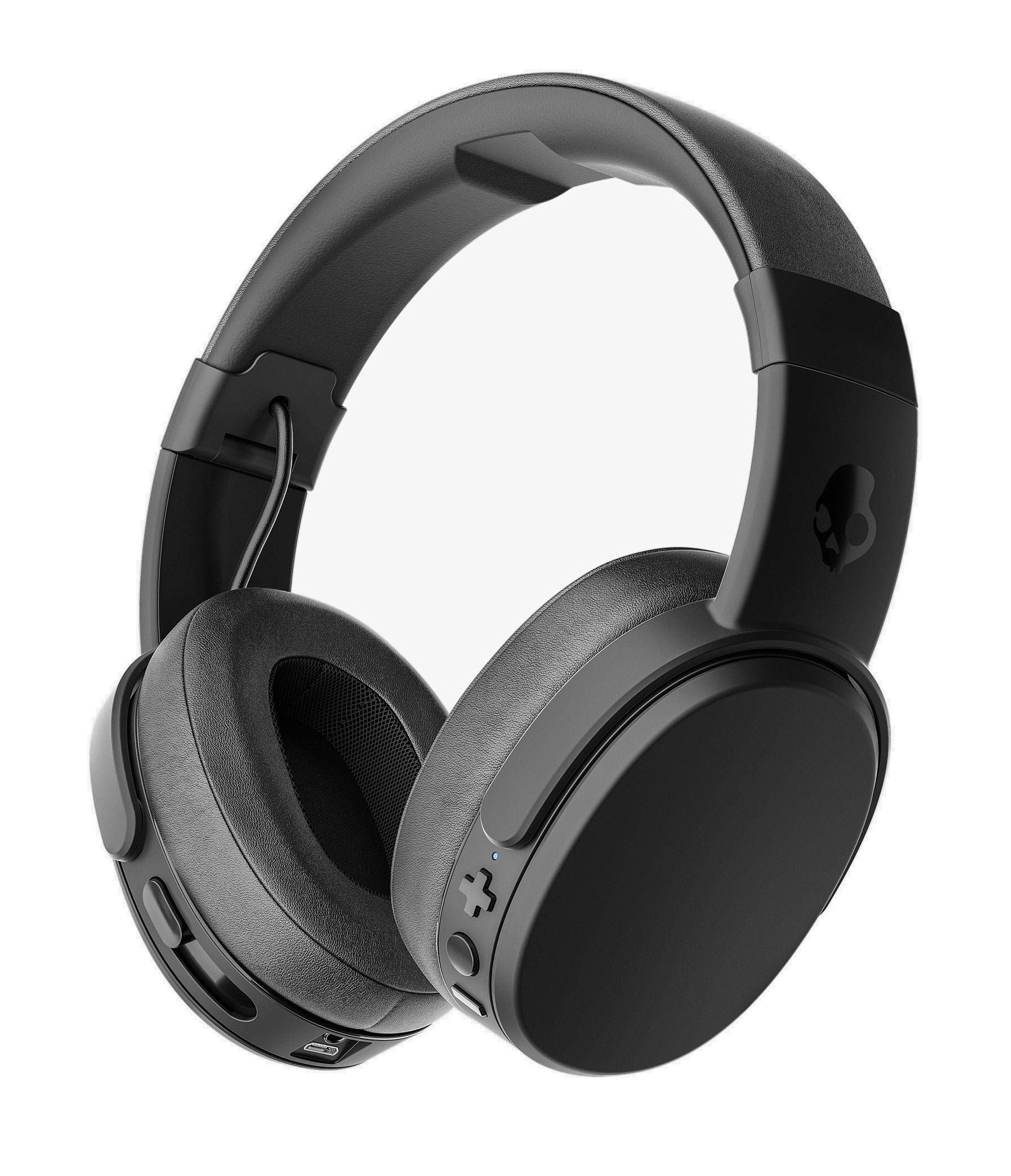 Skullcandy Crusher Over-Ear Kopfhörer – Stereo, Kabel + BT, 3,5 mm Klinke, USB, Schwarz