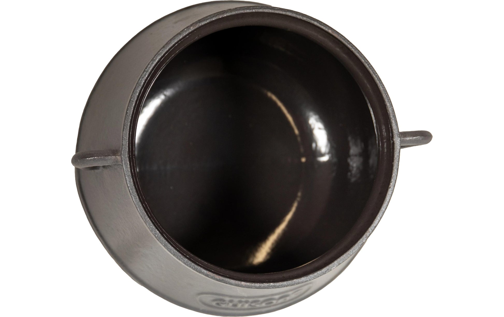 Garcima Kochtopf – 2 l, Gusseisen, Emaille, für Induktion, Gas, Glaskeramik u. a., Schwarz