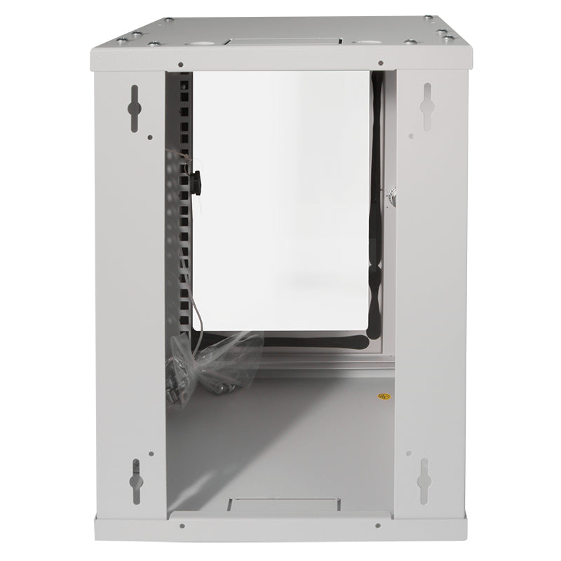LogiLink W09Z33G – 10" Wandverteiler 8U, IP20, abschliessbar, 312 × 300 × 415 mm, lichtgrau, Stahl