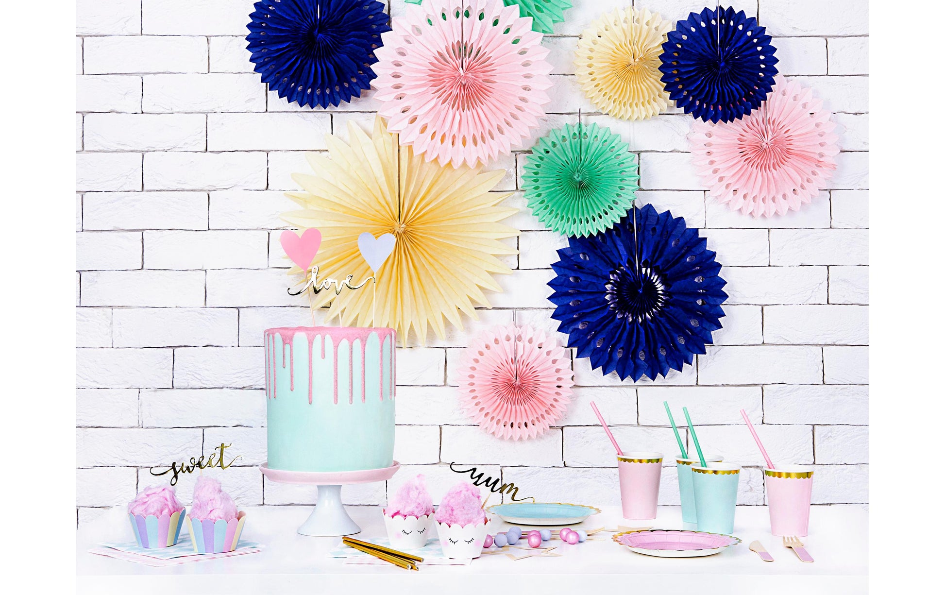 PartyDeco Trinkbecher, Papier/Karton – 2,2 dl, Rosa – 6 Stk.