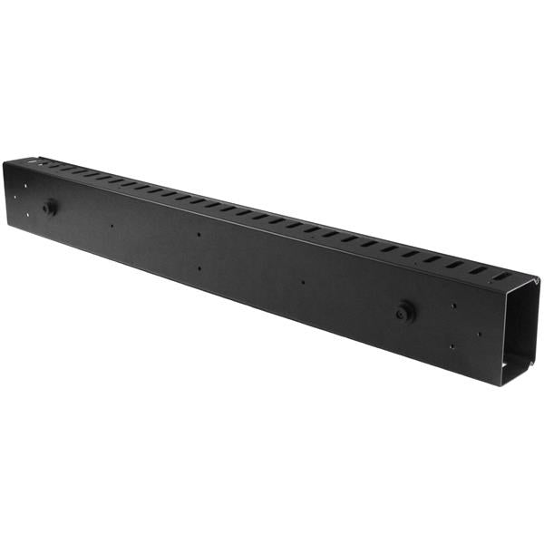 StarTech.com 19" Kabelmanager – 0U vertikal – 852,2 × 100 × 73 mm – Kunststoff/Stahl – Schwarz