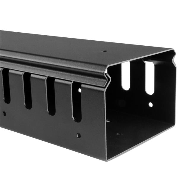StarTech.com 19" Kabelmanager – 0U vertikal – 852,2 × 100 × 73 mm – Kunststoff/Stahl – Schwarz
