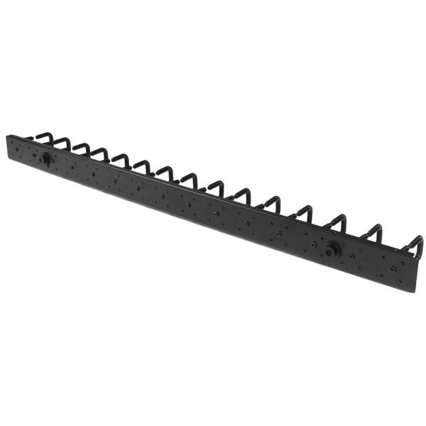 StarTech.com Vertikaler Kabelordner – 0U, 1,73 m, Stahl, Schwarz, für 40U-Rack, 2er-Pack