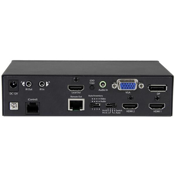 StarTech.com HDBaseT Extender-Set, Multi-Input (2× HDMI, 1× DP, 1× VGA), 2× HDMI Out, 4K@60 Hz, 70 m, IR
