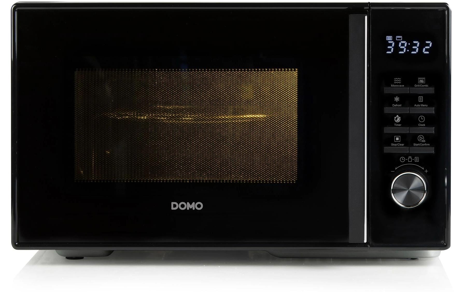 Domo Grill Mikrowelle DO22501G – 25 l, Grill, 1000 W – Schwarz